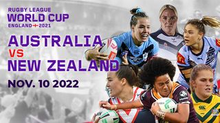 What are the teams for New Zealand v Cook Islands women at the Rugby League  World Cup?