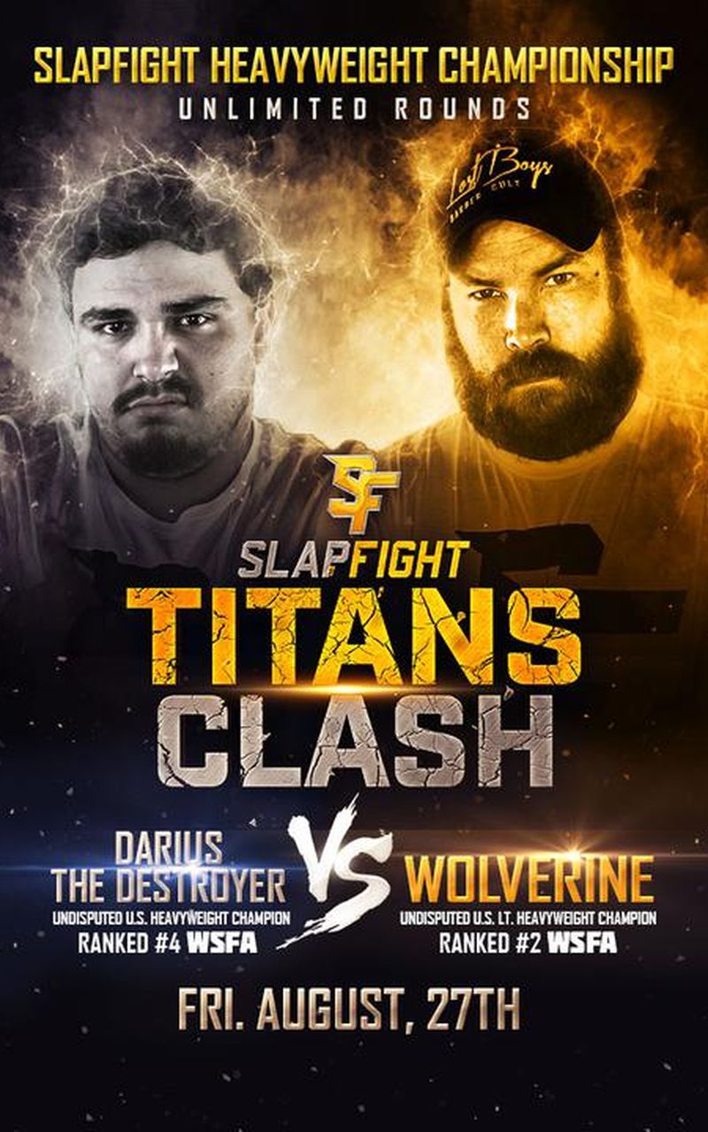 SlapFIGHT Championship TITANS CLASH Official Replay TrillerTV