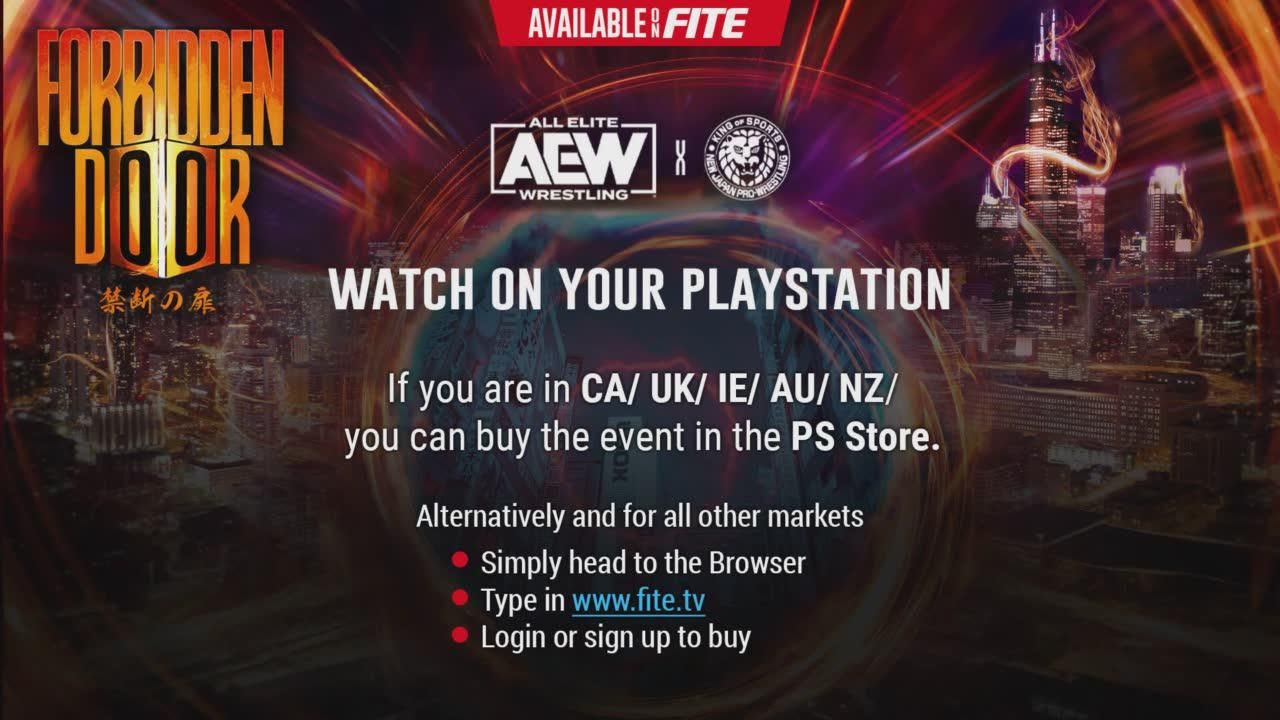 How to Watch AEW x NJPW Forbidden Door TrillerTV Powered by FITE