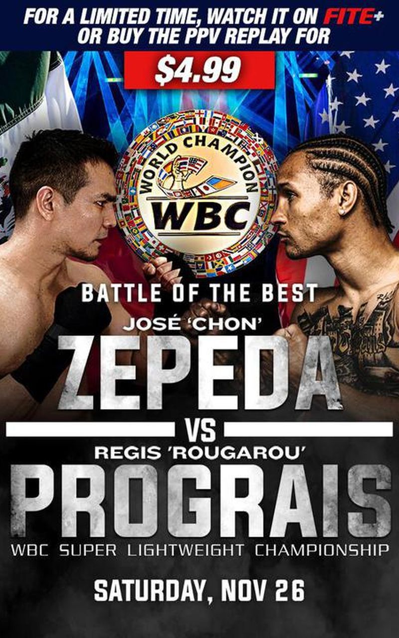 Jose Zepeda Vs Regis Prograis Replay TrillerTV Powered By FITE