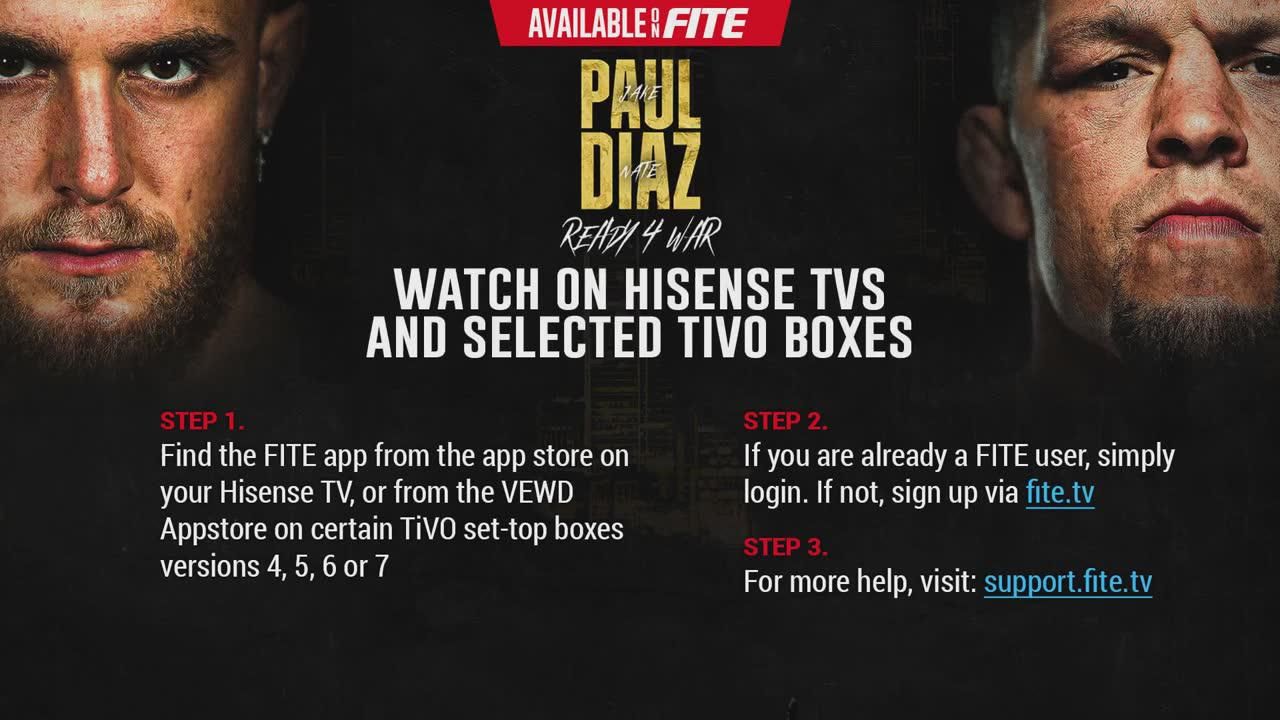 How To Watch Jake Paul vs Nate Diaz - FITE