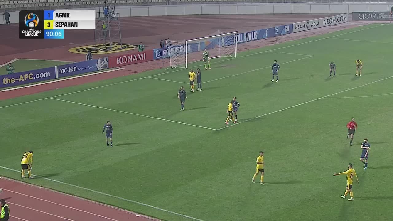 LIVE : FC OKMK AGMK Olmaliq vs Sepahan  AGMK - Sepaxon بازی AGMK مقابل  سپاهان 
