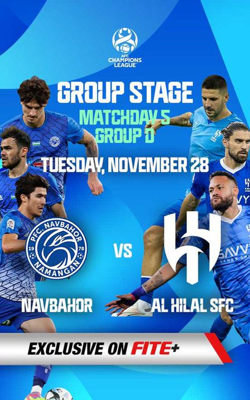 Watch AFC Champions League Season 2023 Episode 91: Navbahor vs. Al
