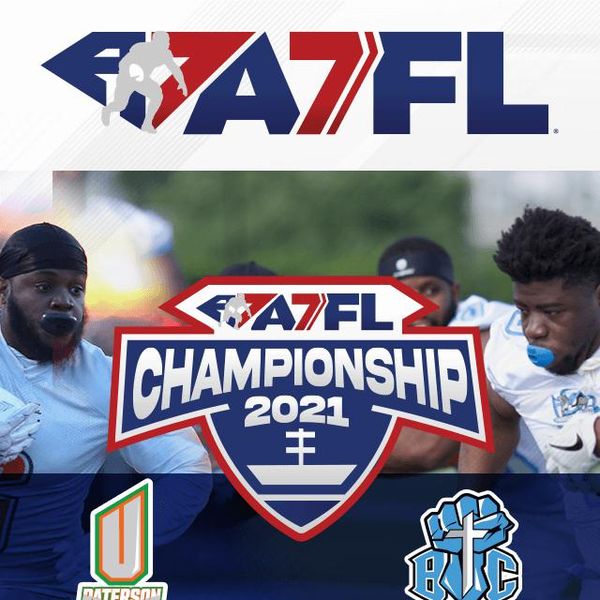 Live - A7FL 2022 Championship - Trenton BIC vs Paterson U 