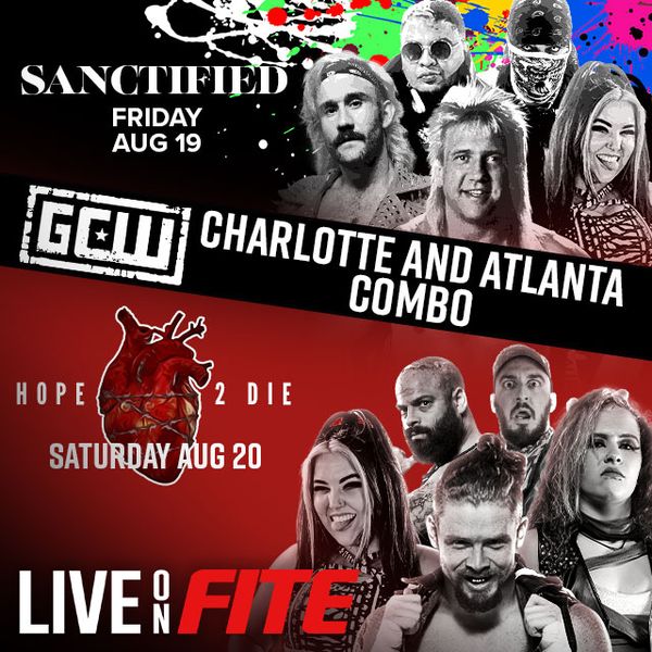 GCW Charlotte Atlanta Combo Official Replay FITE