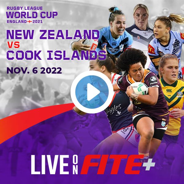 What are the teams for New Zealand v Cook Islands women at the