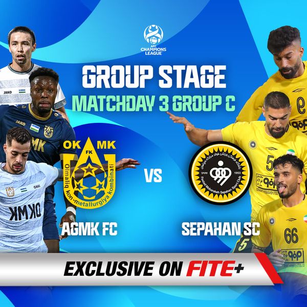 Sepahan S.C. vs FC AGMK live score, H2H and lineups